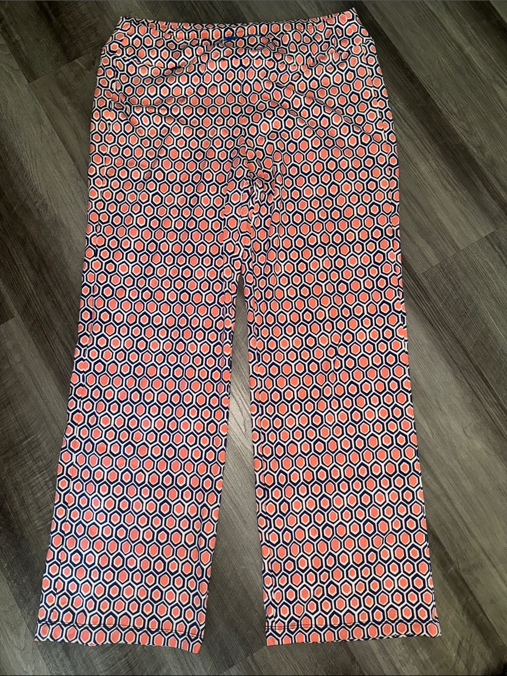 J. McLaughlin medium cropped pants stretch women’s resort wear coastal coral